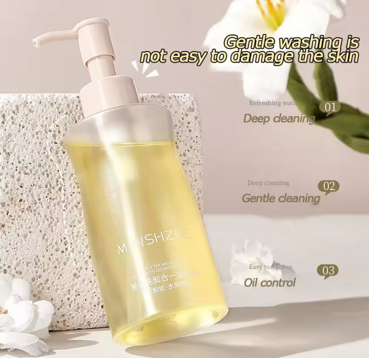 Make up remover wash