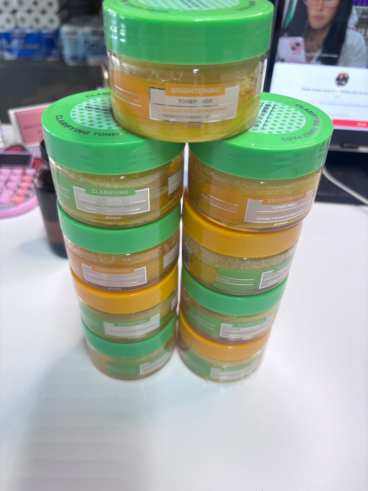 Turmeric face pods wash