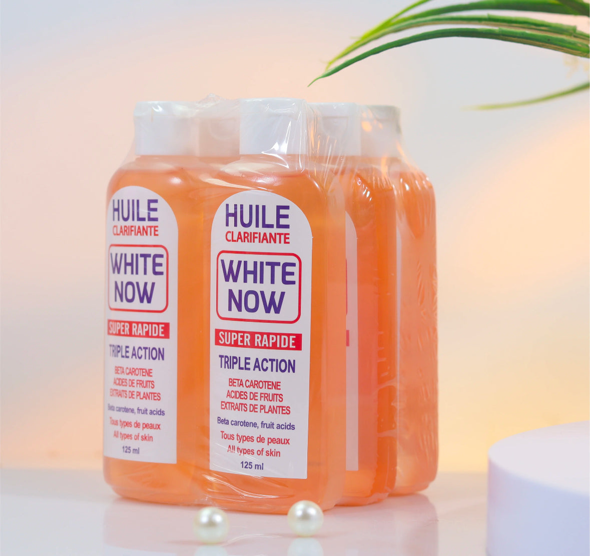White NOW body oil