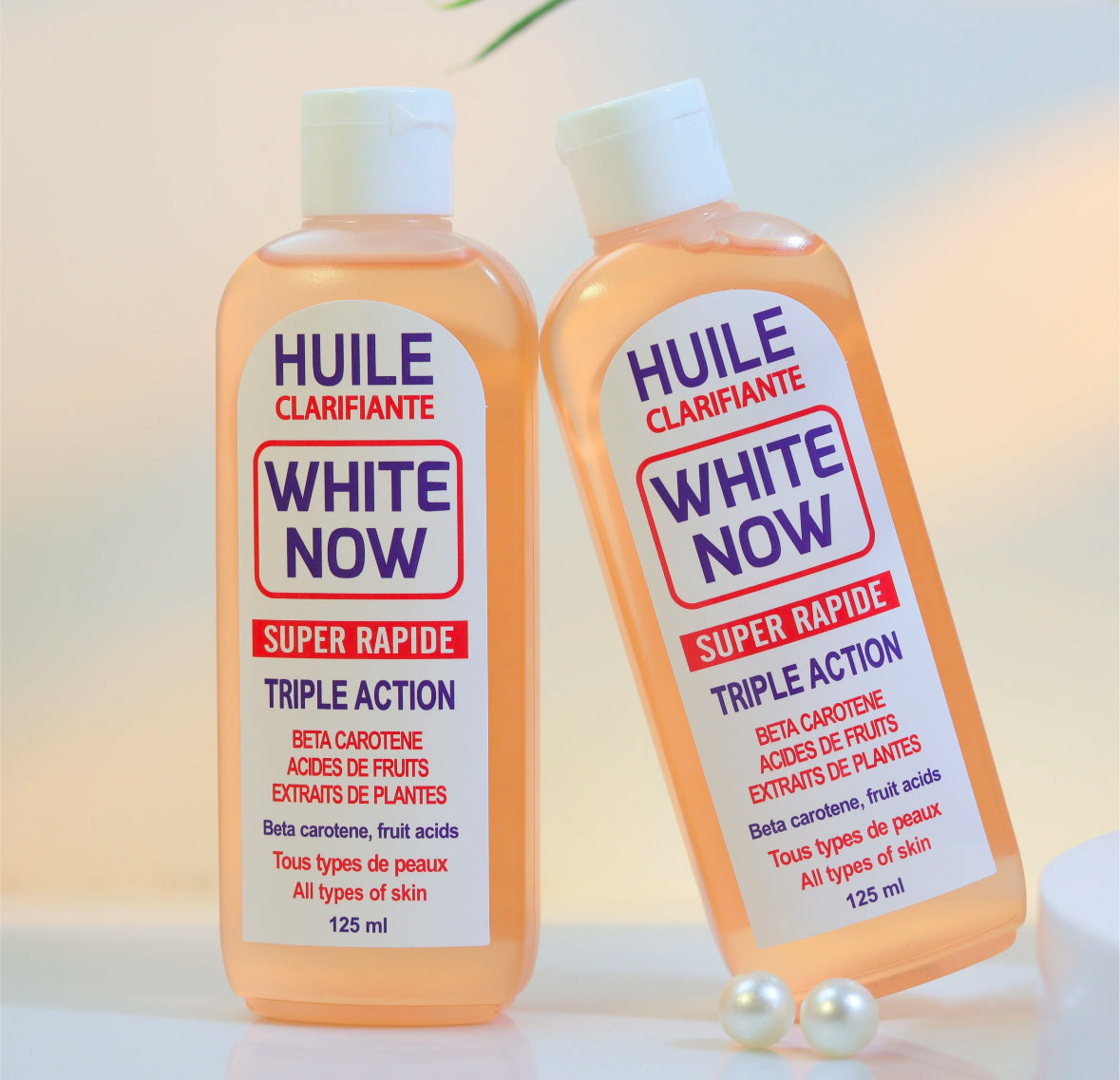 White NOW body oil