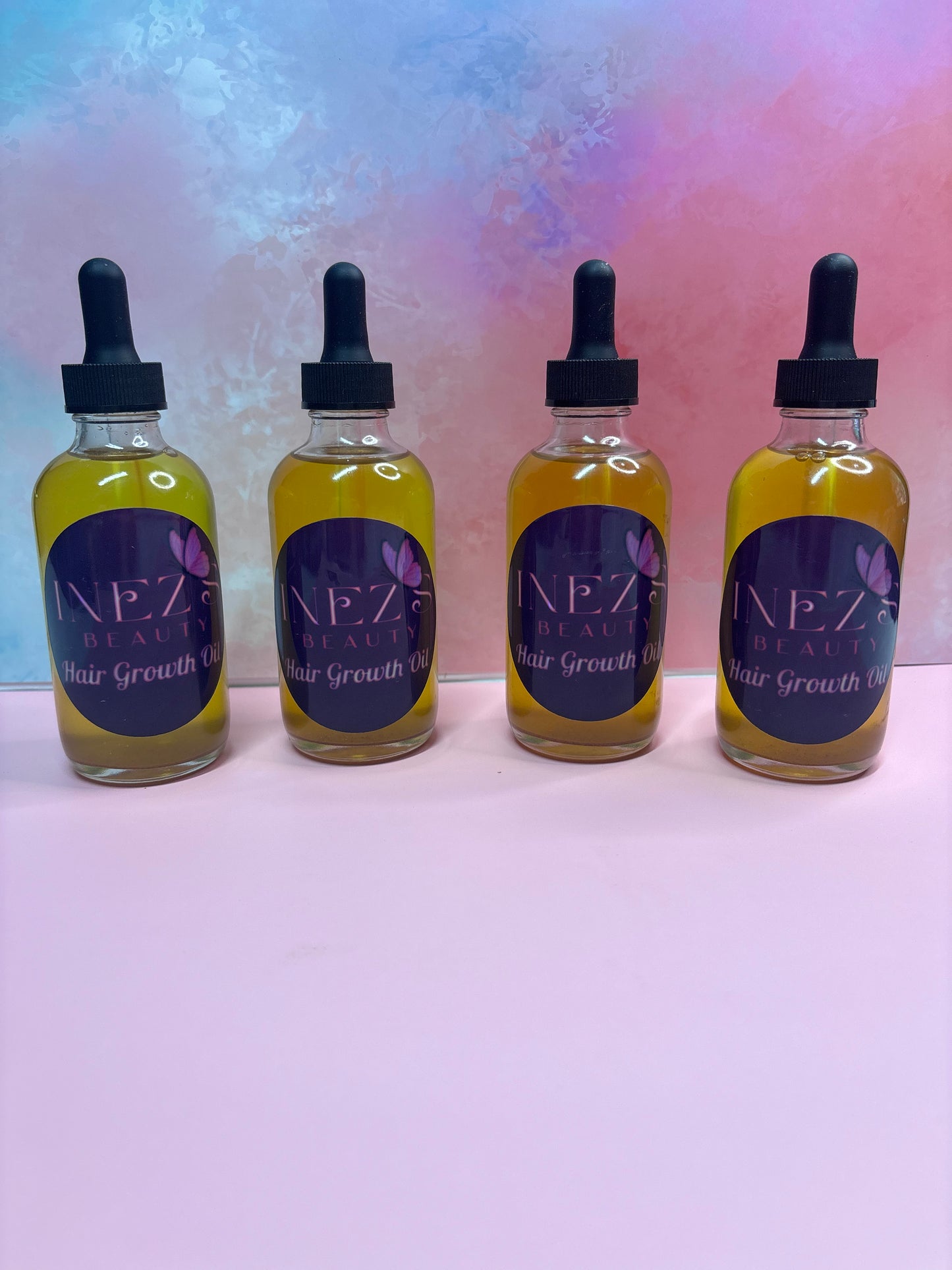 Natural hair growth oil